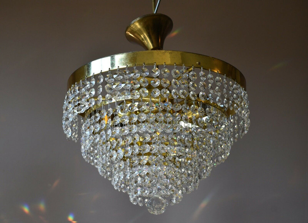 Flush Crystal Chandelier, Antique Hallway Vintage HomeLiving Kitchen lighting