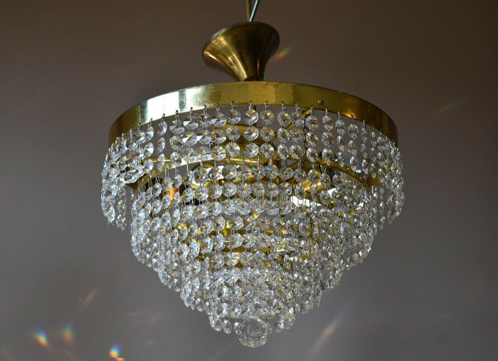 Flush Crystal Chandelier, Antique Hallway Vintage HomeLiving Kitchen lighting