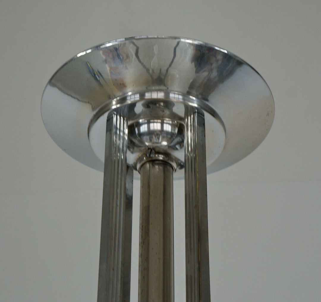 HANOTS : A 1935 ART DECO CHANDELIER .......... French lamp degué era France 1930