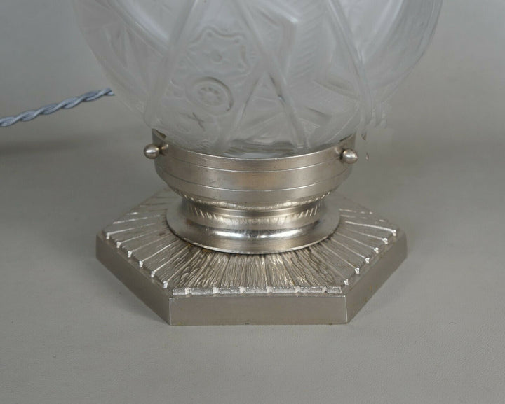 PETITOT & MULLER FRERES French Art Deco lamp 1930 1925