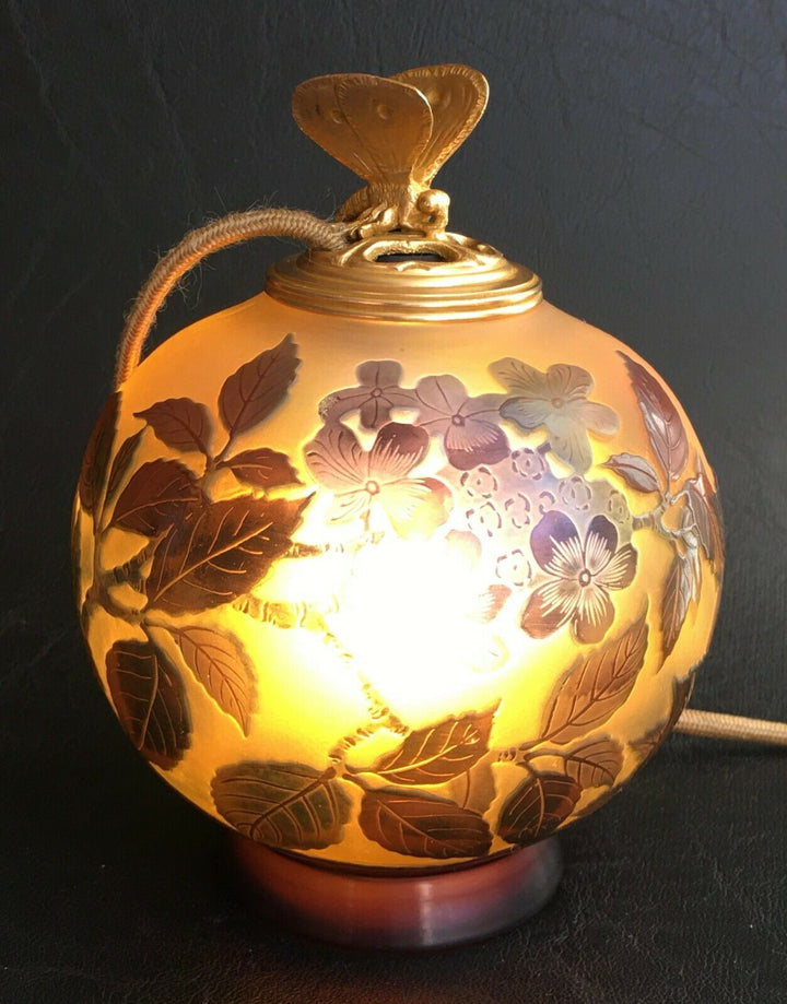 Gallé "Superbe Veilleuse" (Art Nouveau 1900)