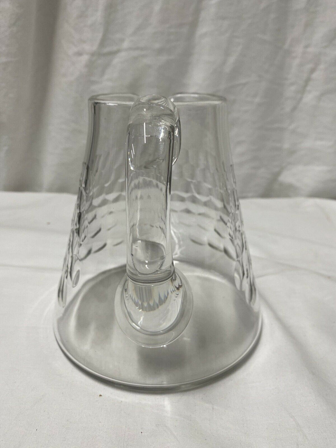 BACCARAT BROC OU CARAFE À EAU CRISTAL TAILLE DÉCOR ÉCAILLE MODÈLE CHAUNY