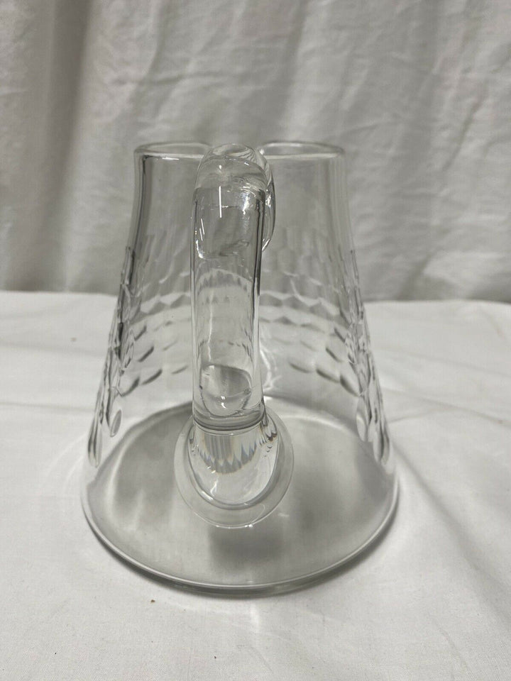 BACCARAT BROC OU CARAFE À EAU CRISTAL TAILLE DÉCOR ÉCAILLE MODÈLE CHAUNY