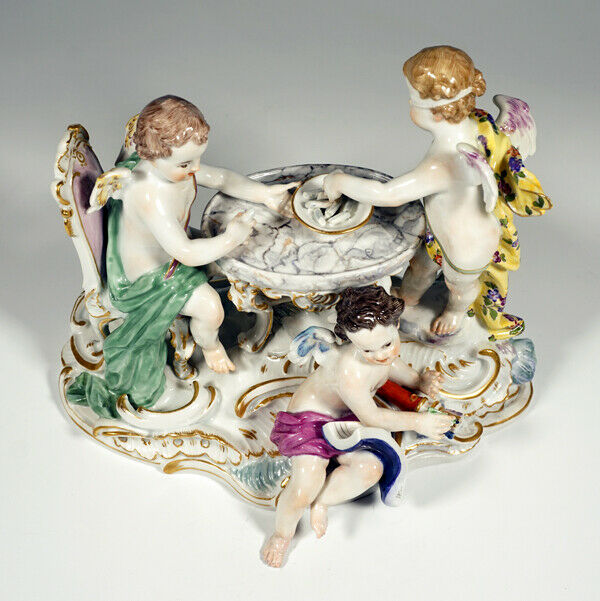 マイセン人形(MEISSEN)「愛のくじ引き」