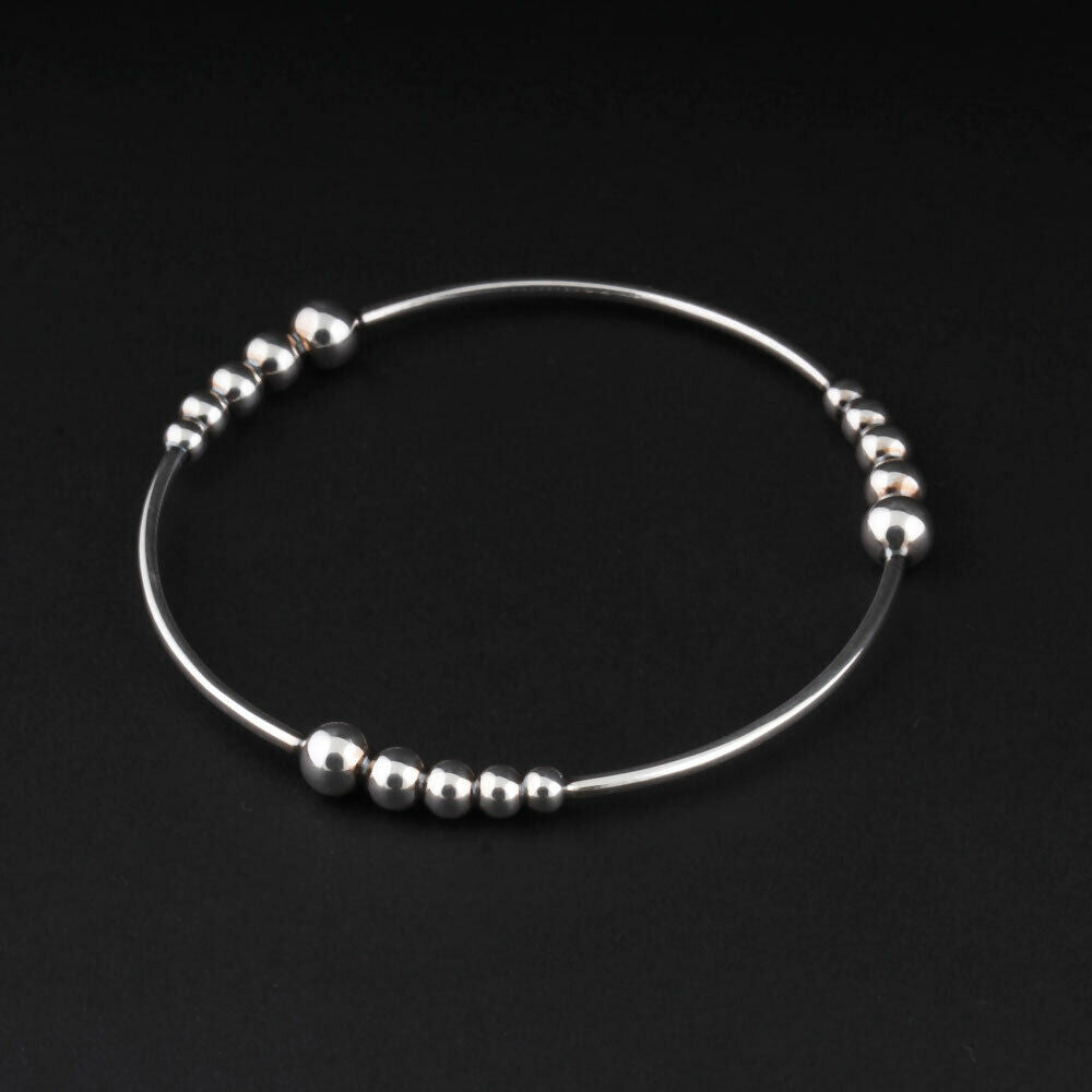 ジョージジェンセン　スターリングシルバー　ブレスレット #551H　グレープ　シルバー　Mサイズ　ハラルド・ニールセン　100014384