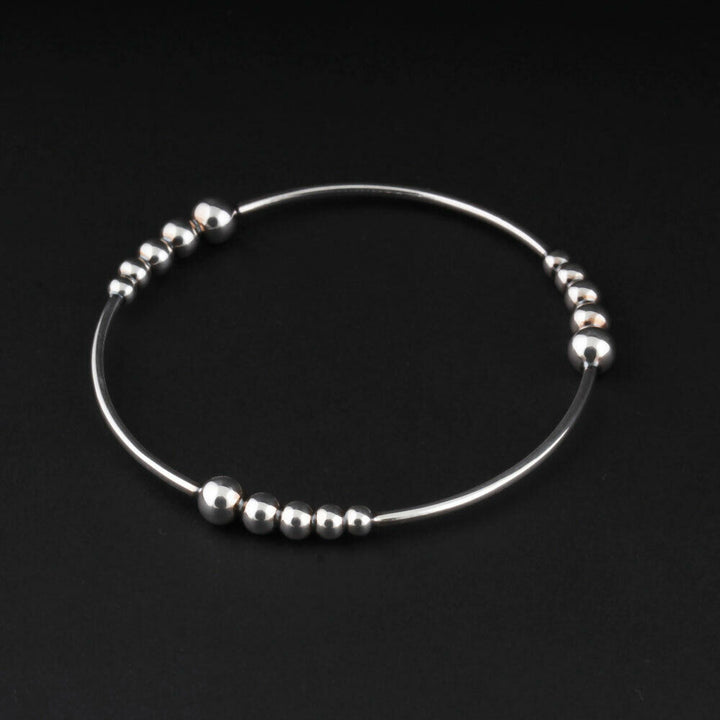 ジョージジェンセン　スターリングシルバー　ブレスレット #551H　グレープ　シルバー　Mサイズ　ハラルド・ニールセン　100014384