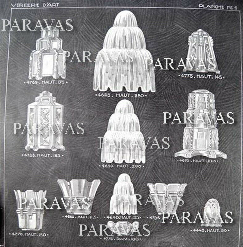 SABINO : large French 1930 art deco lamp ........... muller daum era 1925 France