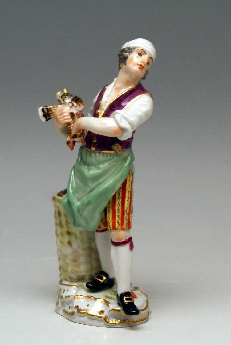 MEISSEN マイセン FIGUR PARISER AUSRUFER HÜHNER VERKÄUFER CHICKEN SELLER MNR: 60244