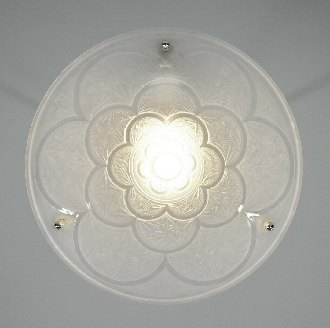 HANOTS / VERLYS : FRENCH 1930 ART DECO CHANDELIER . pair available .. muller era