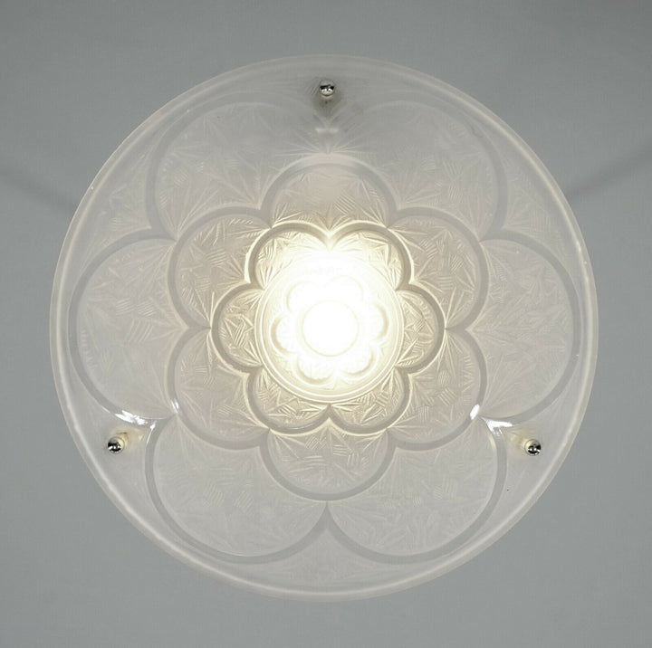HANOTS / VERLYS : FRENCH 1930 ART DECO CHANDELIER . pair available .. muller era
