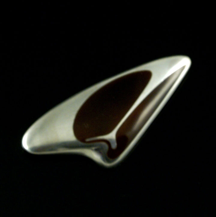 Georg Jensen Sterling Silver Brooch with Enamel #314 - Henning Koppel