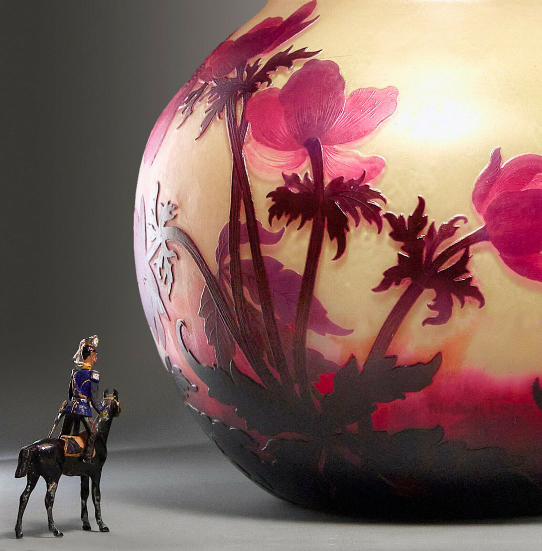 ミューラー兄弟 ポピーの花の花瓶 – アンティークテーブルウェア ミューラー兄弟 ポピーの花の花瓶 – アンティークテーブルウェア