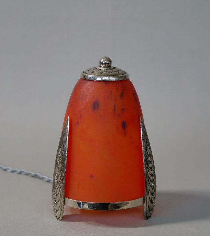 VAL & SCHNEIDER : FRENCH 1930 ART DECO NIGHT LAMP .. veilleuse 1925 muller era