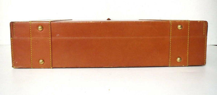 AUTH LOUIS VUITTON Caramel Nomade BRIEFCASE ATTACHE TRUNK BAG