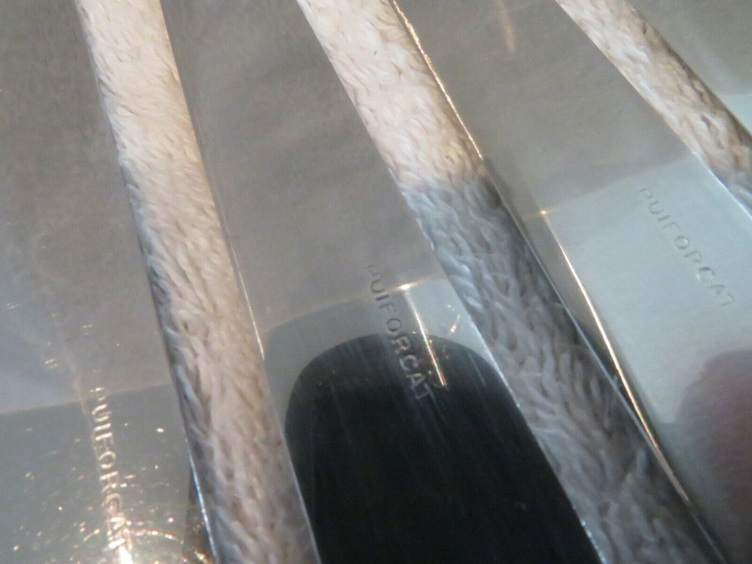 Gorgeous french 950 silver 11 dessert luncheon knives Puiforcat shells