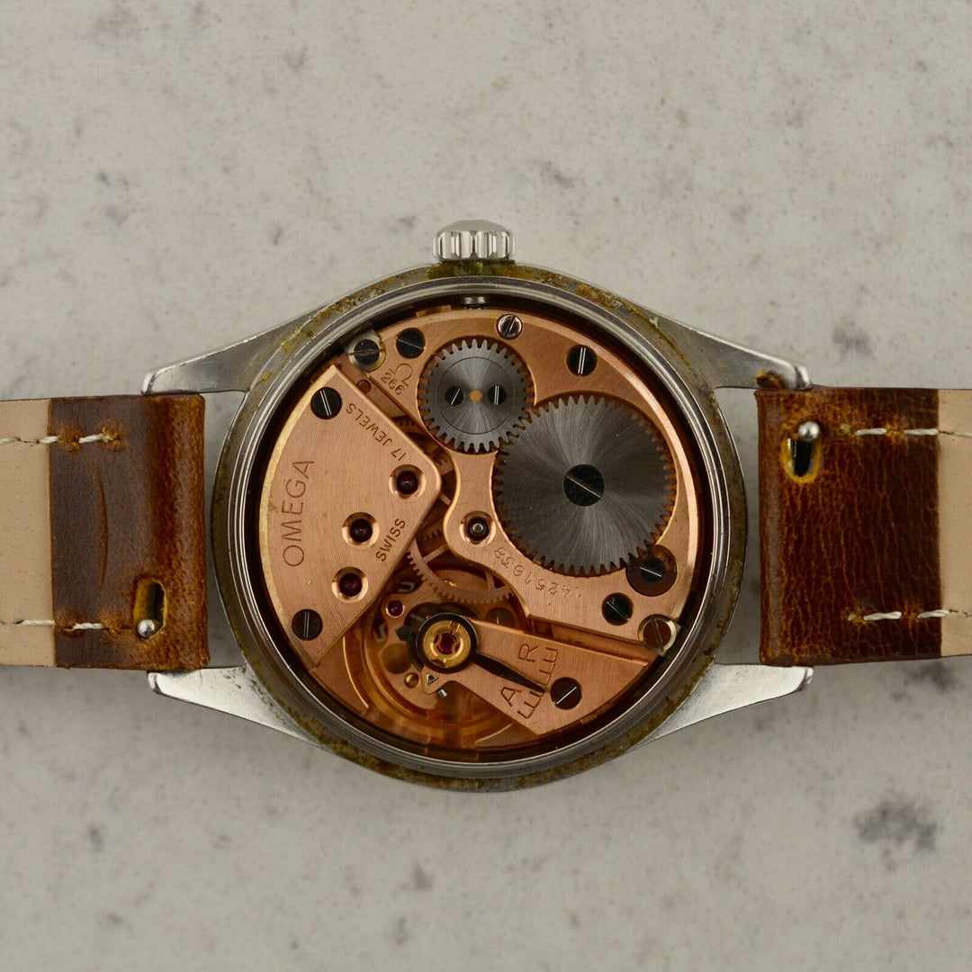 C.1954　ヴィンテージオメガ　機械式(手巻き）ジャンボカラトラバ　腕時計　CAL.Ω266　型番CK2791-1　スチール製
