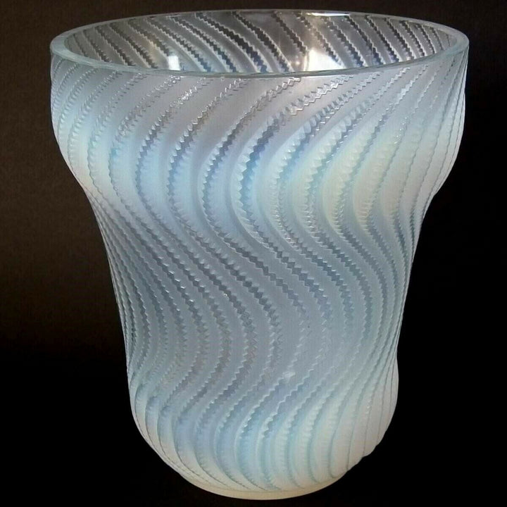 Rene Lalique Opalescent Glass 'Actinia' Vase