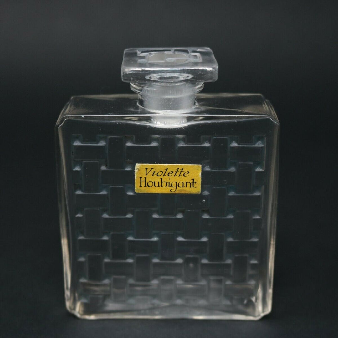 Rene Lalique Glass 'Houbigant - Violette' Perfume Bottle