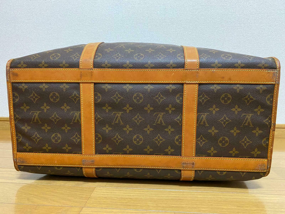 AUTH LOUIS VUITTON MONOGRAM SAC Chien 50 Dog Pet Carrier Bag Purse Travel LV288