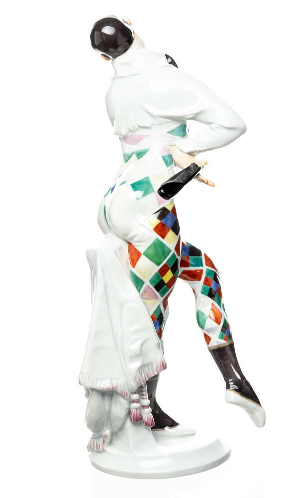 マイセン人形　題名『道化師の踊り子』　ショイリッヒデザイン