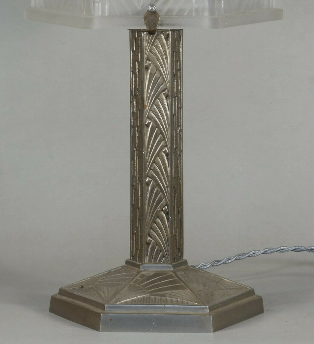 HETTIER & VINCENT : RARE FRENCH ART DECO LAMP 1930 ..... des hanots France 1925