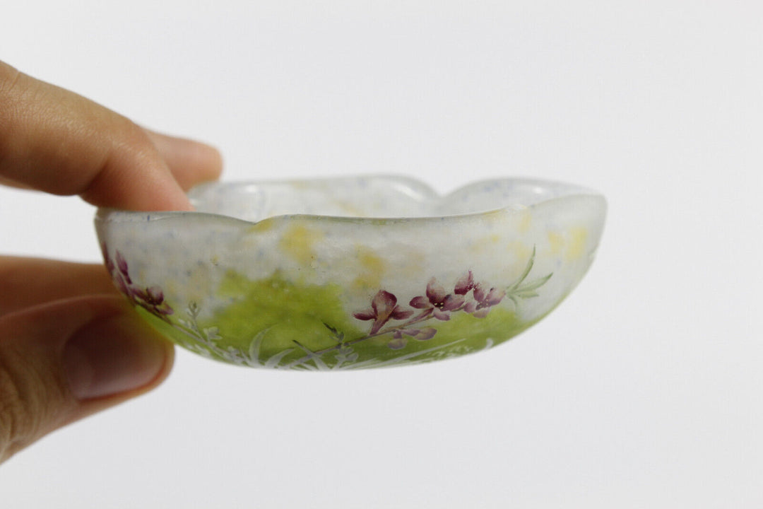 ドーム兄弟（ドームナンシー）沈丁花の花の豆皿