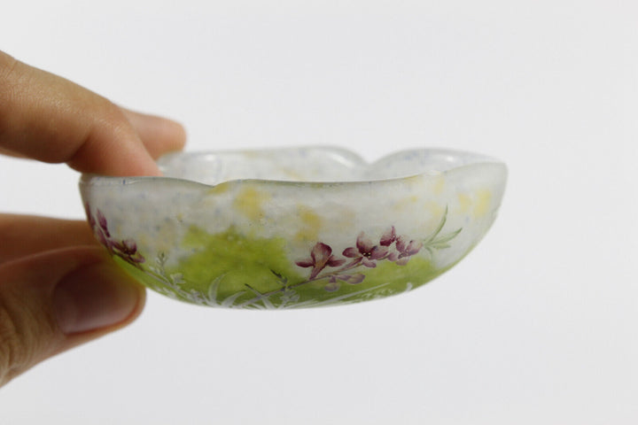 ドーム兄弟（ドームナンシー）沈丁花の花の豆皿