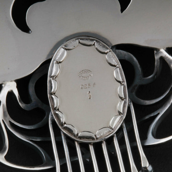 ジョージジェンセン(Georg Jensen)　シルバーペンダント　ブラックアゲート　#１　2014年