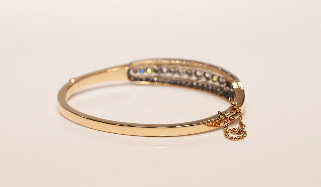 アンティーク ヴィクトリアン 18K ナチュラルダイヤモンドのブレスレット