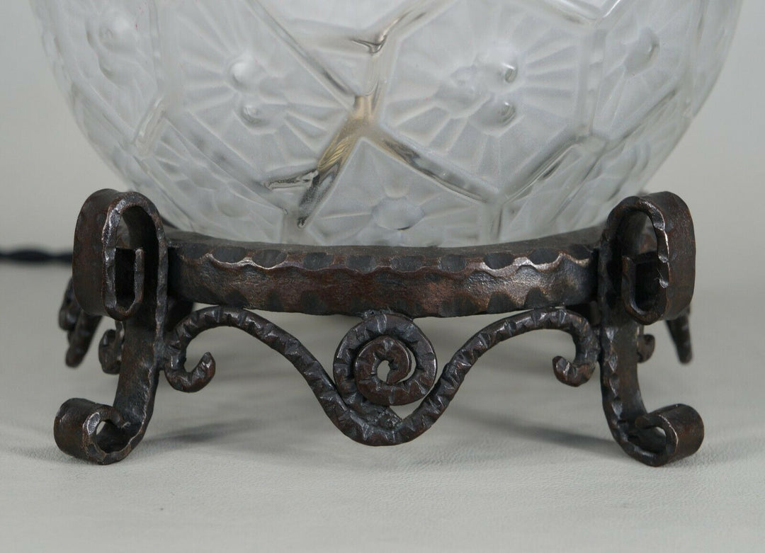 J.GAUTHIER : French 1930 art deco lamp ...... EJG J.Robert . muller degué era