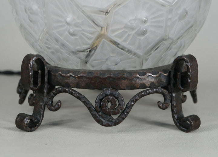 J.GAUTHIER : French 1930 art deco lamp ...... EJG J.Robert . muller degué era