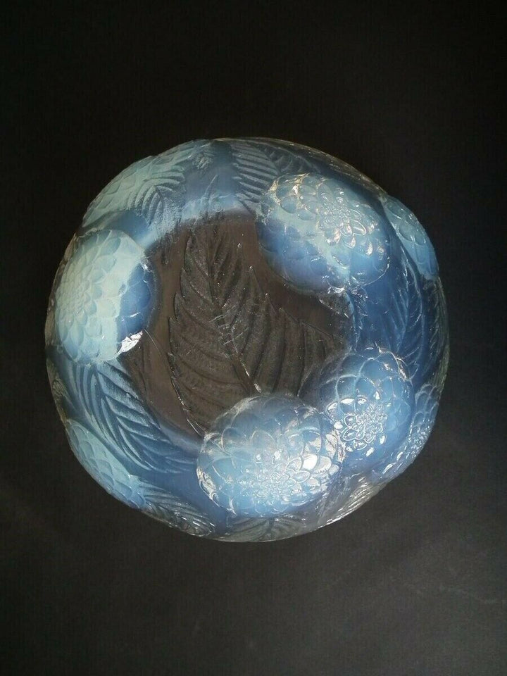 Rene Lalique Opalescent Glass 'Dahlias No.1' Bowl