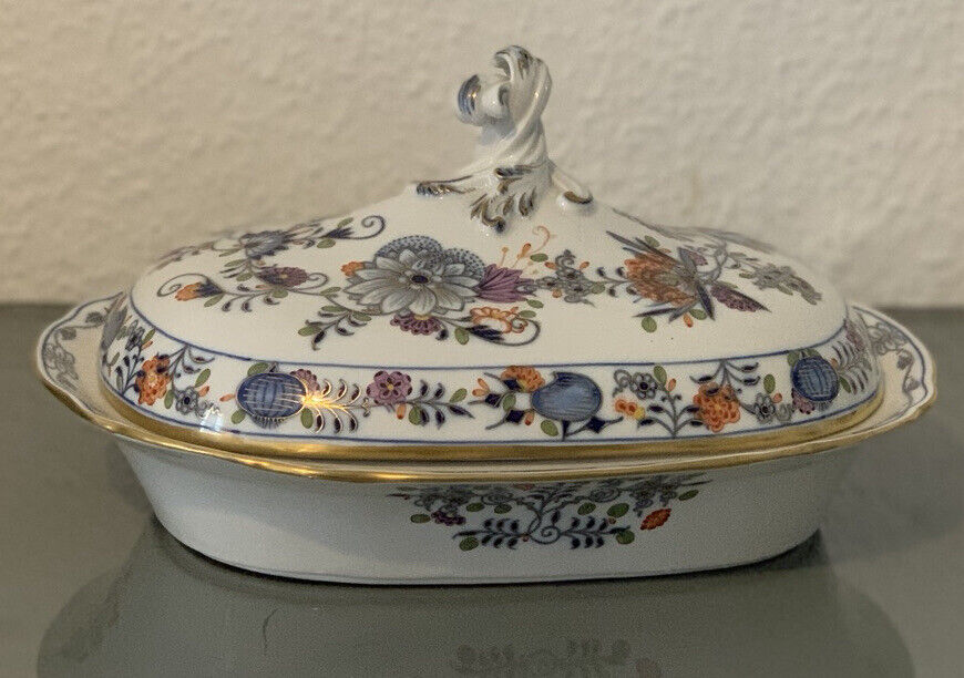 Porcelain, Meissen, Tureen, Blue Onion Royal, COLORFUL, RARE