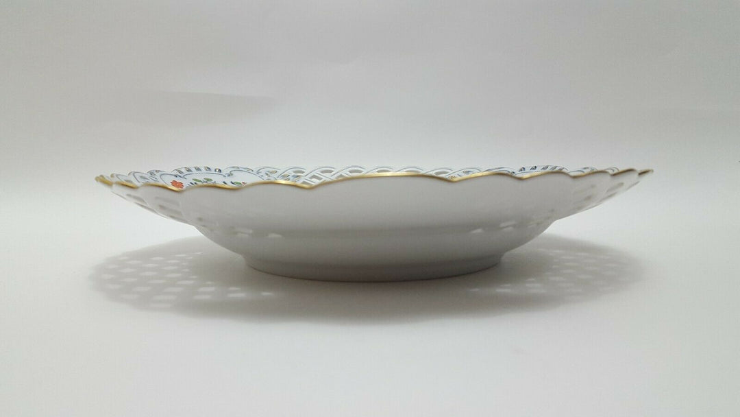 Meissen 1976 Durchbruch Teller Zwiebelmuster Royal Gold 1.Wahl 28,5cm.