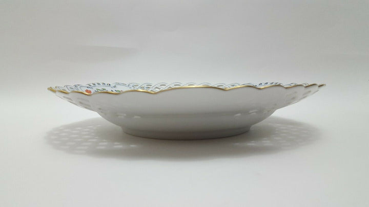 Meissen 1976 Durchbruch Teller Zwiebelmuster Royal Gold 1.Wahl 28,5cm.