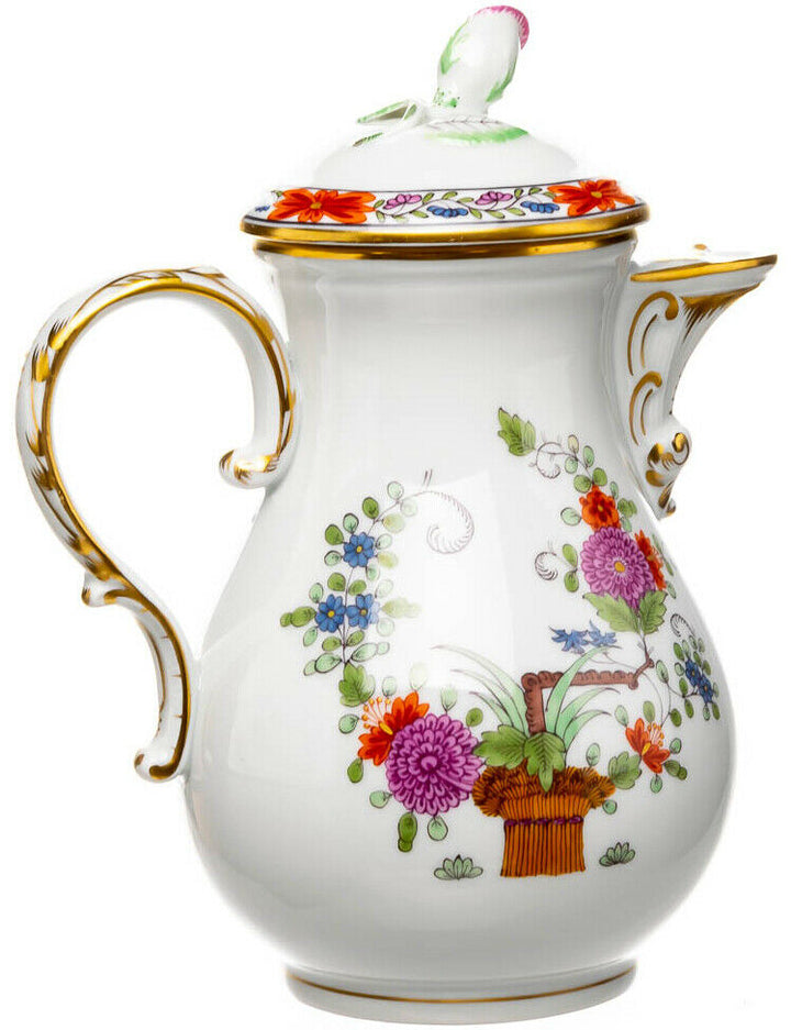 Mokkakanne Garbemuster mit Kante Meissen Neuer Ausschnitt Modell 00692 1. Wahl