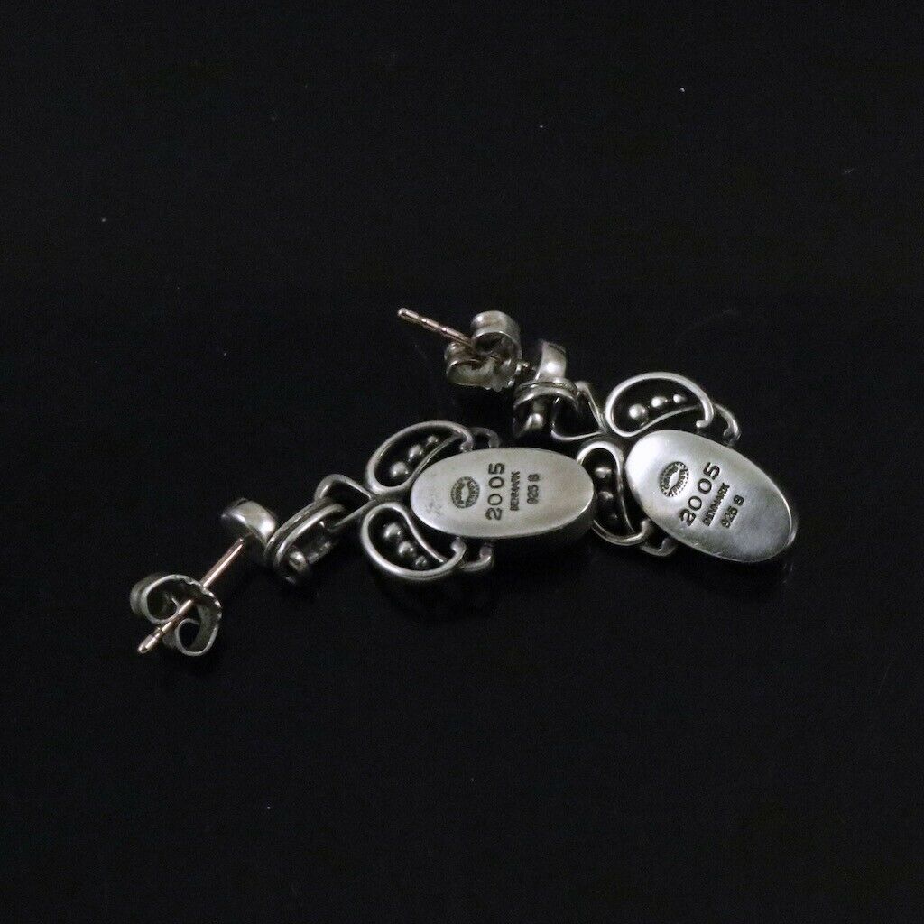 ジョージジェンセン カーネリアン イヤリング シルバー925 2005年 