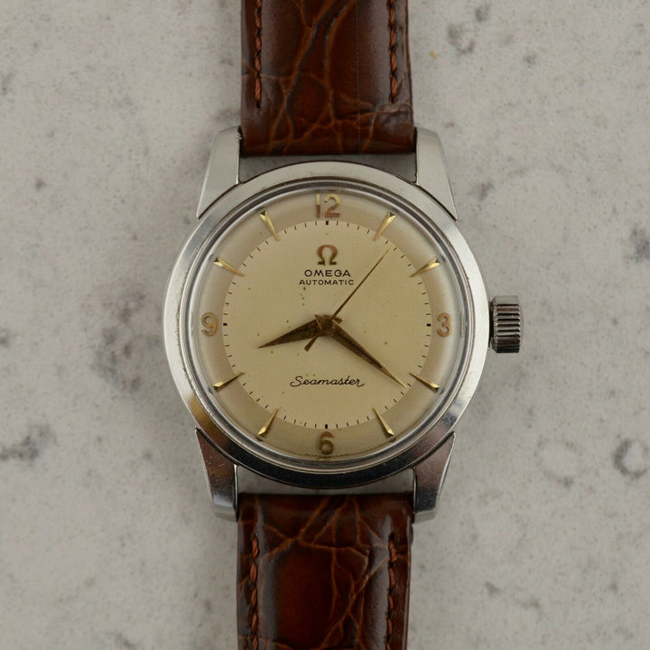 C.1956 ヴィンテージ オメガ シーマスター 自動式 腕時計 Cal. Ω 501 型番2846/2848 スチール製