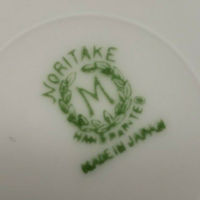 オールドノリタケ(Noritake)　鳥モチーフ　1900年代前半　ラスター技法を使ったティーセット16点