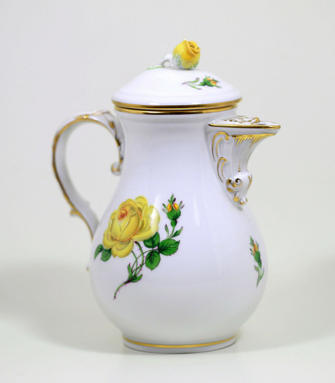 マイセン(Meissen)　モカサービス15点セット　イエローローズ　白磁　2級品