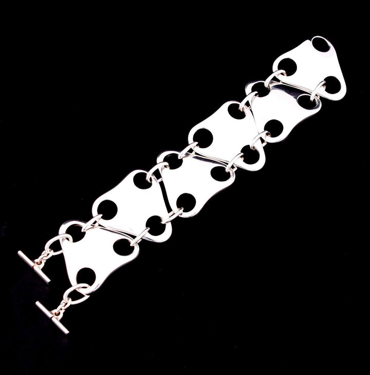 ジョージジェンセン　スターリングシルバー　ブレスレット　#465　シルバー　レギッツェ・オバゴー　3530902