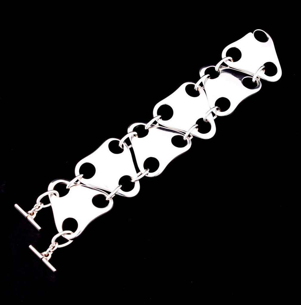 亭*様 ジョージジェンセン レギッツェ オバゴー シルバーブレスレット 465 ジョージジェンセン スターリングシルバー ブレスレット #465 シルバー