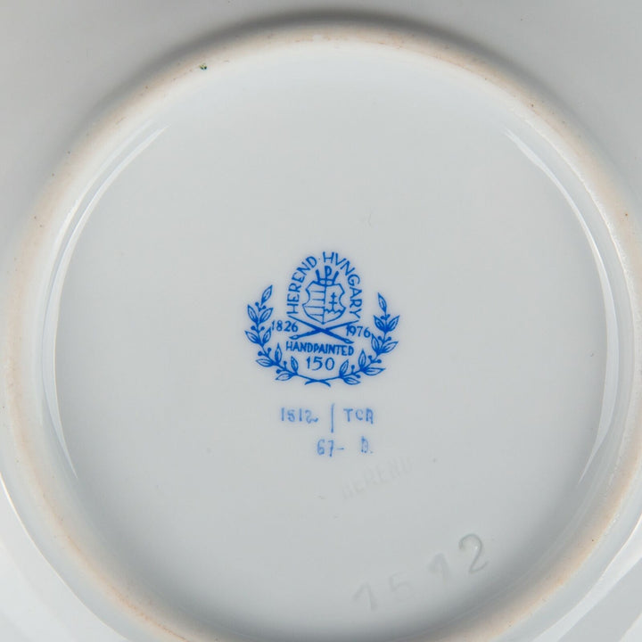 ヘレンド　トゥッピーニの角笛 デザートプレート 大 マスターペインターサイン ヘレンド トゥッピーニの角笛 デザートプレート 大 マスターペインター