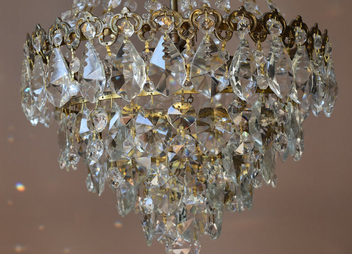 Crystal Home Lighting Chandelier French Vintage Antique Lamp Chandelier Lighting
