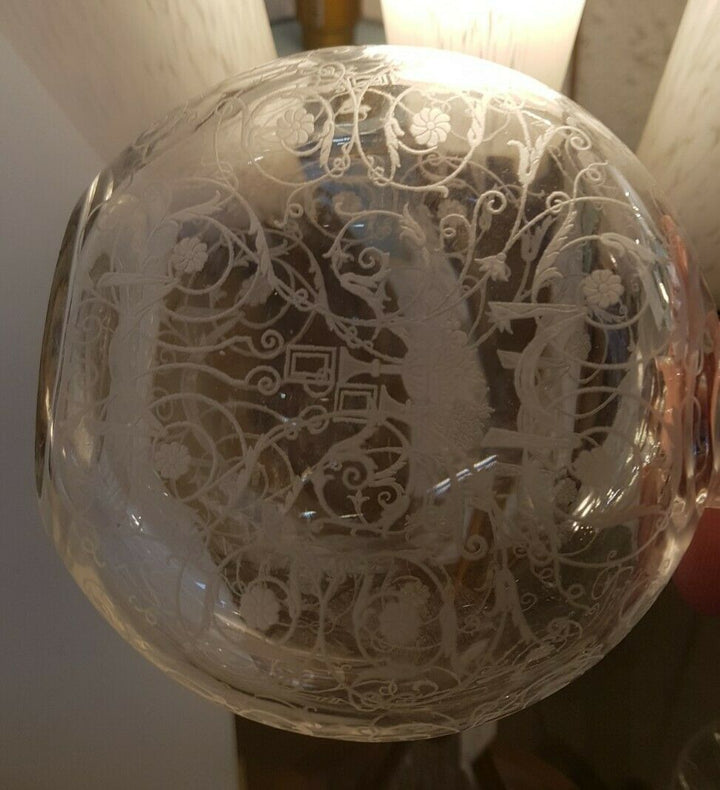 Paire De Flacons A Parfum En Cristal De Baccarat, Modèle MichelAngelo. Signés.