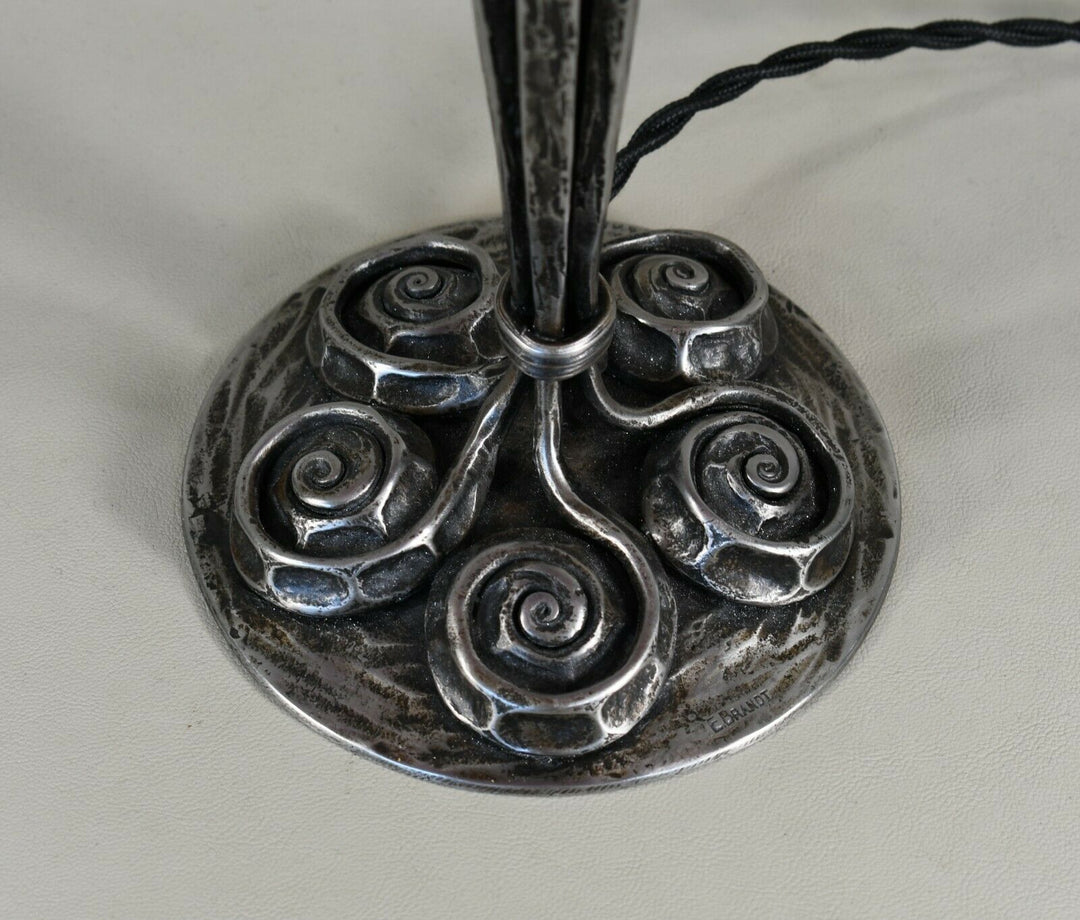 エドガー・ブラント＆ドーム兄弟　1930年　テーブルランプ