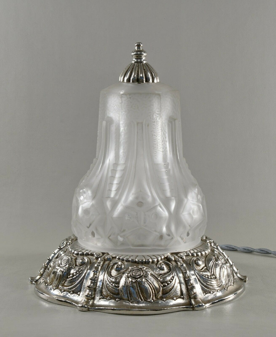 ミューラー兄弟&シェリエ・ベニュ　アールデコランプ　1930年　フランス製