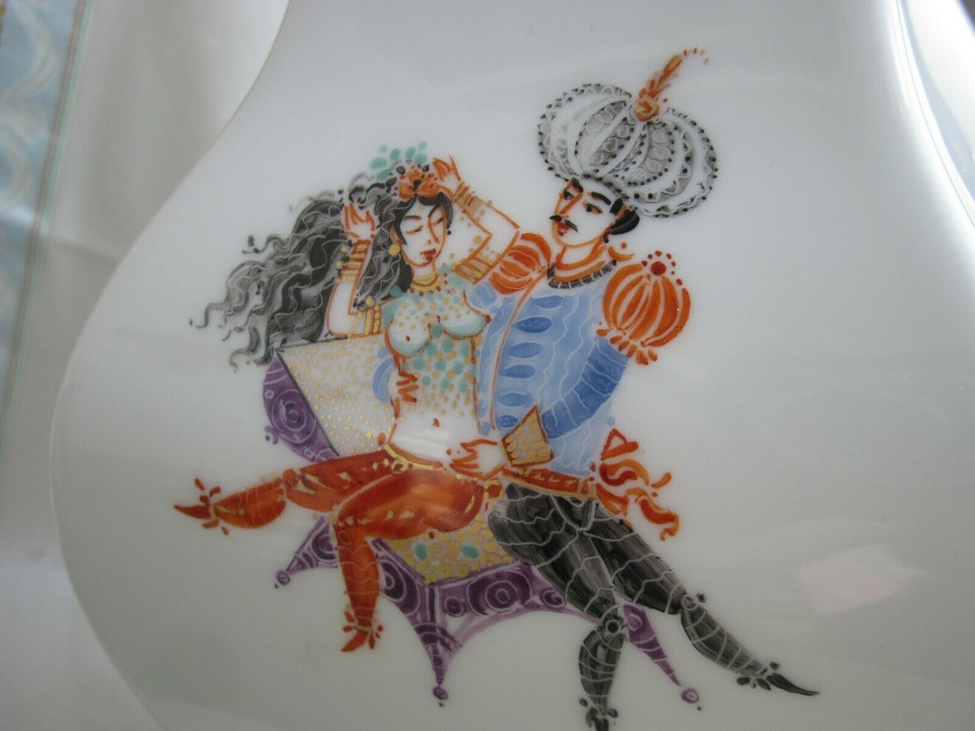 Schöne große Meissen Vase in Dekor 1001 Nacht