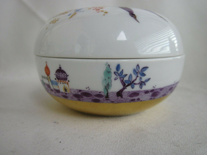 Schöne Meissen Schmuck-Dose in Dekor 1001 Nacht