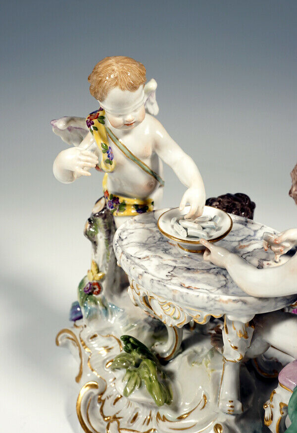 マイセン人形(MEISSEN)「愛のくじ引き」